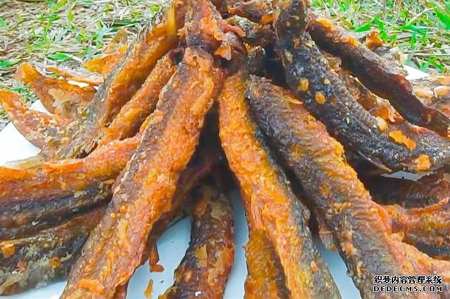 春節(jié)宅家中，捉了盆“水中人參”，寬油大火炸到焦香，很下飯